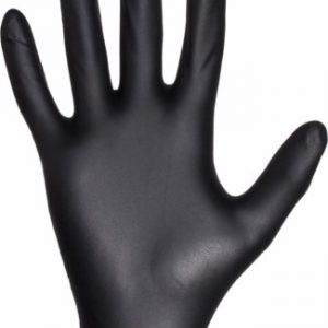 Перчатки нитриловые чёрные размер L JETAPRO /100 шт/