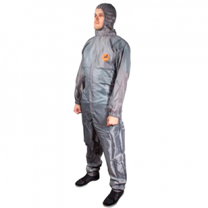 Костюм (куртка + брюки) малярный серый многоразовый размер M JPC96g /1 шт/